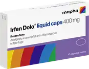 IRFEN Dolo liquid caps 400 mg 10 pce