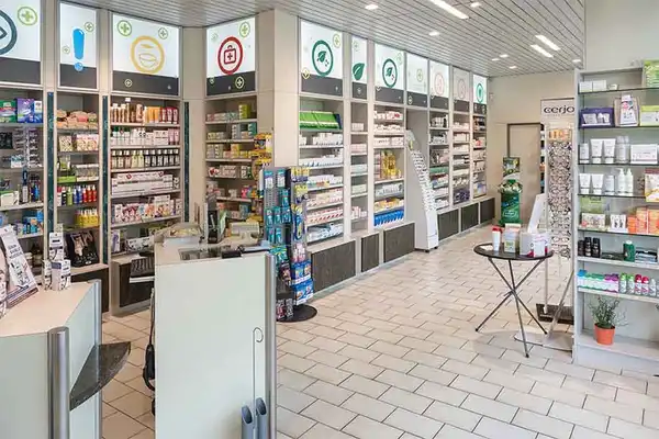La pharmacie des fontaines à Carouge, pour vos médicaments et ordonnances.