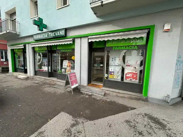 Vue extérieure de la pharmacie