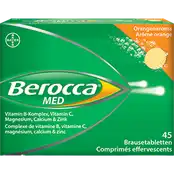 BEROCCA MED cpr eff arôme orange 45 pce