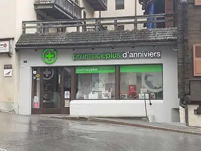 Votre pharmacieplus d'anniviers à Vissoie, pharmacie de proximité ouverte pour des conseils médicaux et de santé